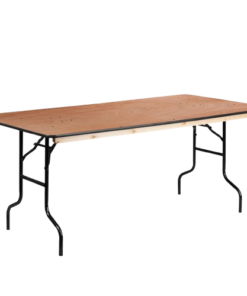 Table rectangulaire en bois 6' x 30"