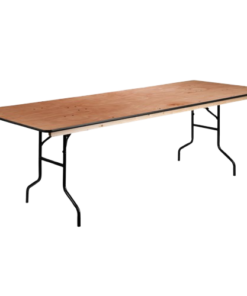 Table rectangulaire en bois 8' x 30"