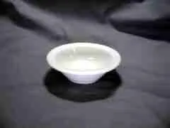Bol à sorbet blanc