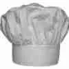 Chapeau de cuisinier blanc