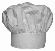 Chapeau de cuisinier blanc