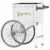 Chariot antique blanc popcorn
