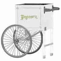 Chariot antique blanc popcorn