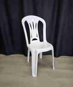 Chaise patio blanche