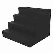 Escalier scène noir 24" haut