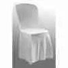 Housse chaise blanche