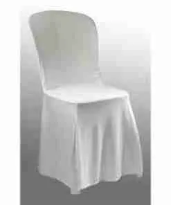 Housse chaise blanche