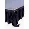 Jupe velours noire scène 24"H X 24'L