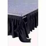 Jupe velours noire scène 24"H X 24'L