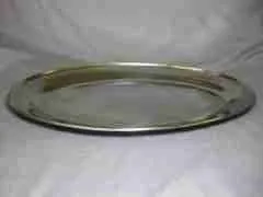 Plateau oval stainless 13″ X 21″