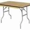 Table pliante 30" X 4' bois