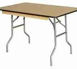 Table pliante 30" X 4' bois