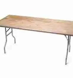 Table pliante 30" X 6'