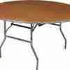 Table ronde pliante 60"