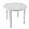 Table résine terrasse blanche 42"