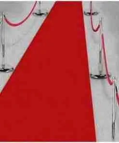 Tapis rouge à louer 36" X 25' de long