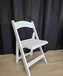 Chaise "Martha" pliante blanche