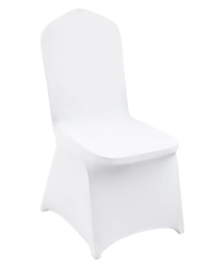 Housse de chaise en Spandex blanche
