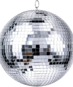 Boule disco 20'' avec lumière et moteur 110 v