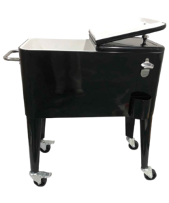 Glacière noire Old Fashion 76L
