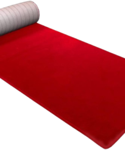 Tapis rouge brodé 3' x 25'