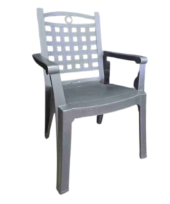 Chaise noire en plastique