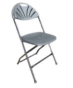 Chaise pliante Fanback noire