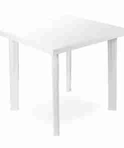 Table patio carré en plastique 32″