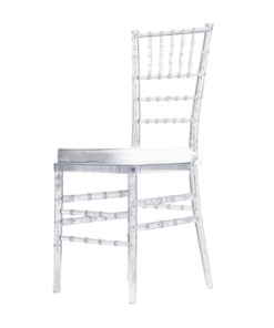 Chaise Chiavari transparente