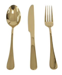 Fourchette à dîner or